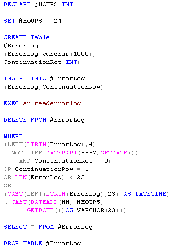 sqlerrorlogthruquery2000